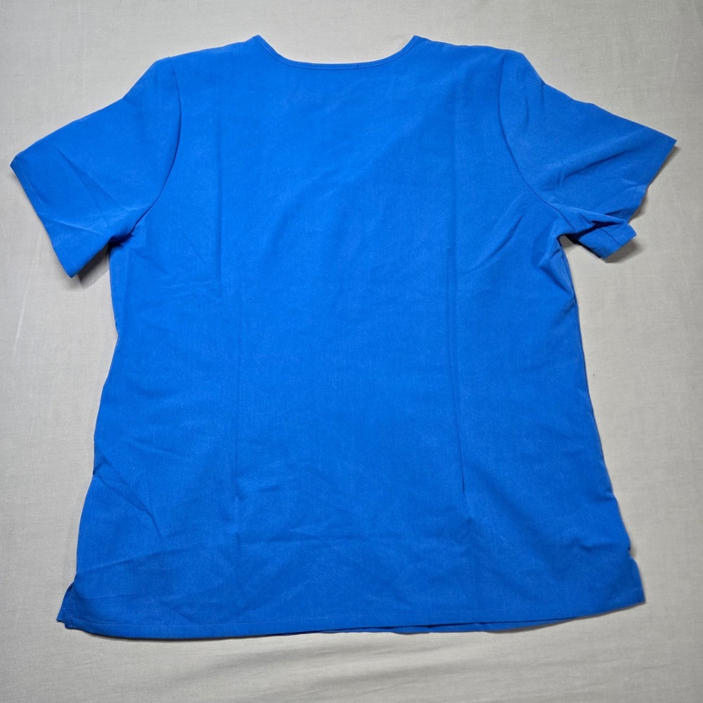 FIGS Casma Three-Pocket Scrub Top 2XL Royal Blue NWT Style FW1100 PO 3352 - Picture 2 of 5